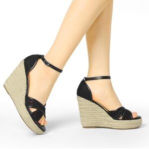 Women's Espadrilles Lace Wedges Wedge Sandals